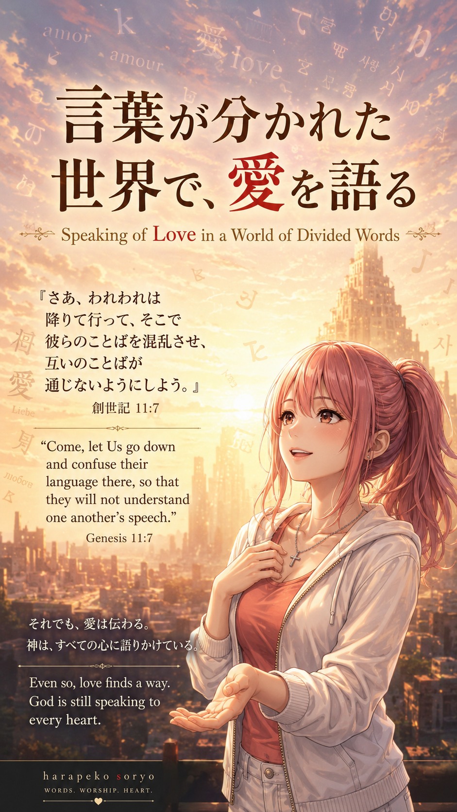 『言葉が分かれた世界で、愛を語る / Speaking of Love in a World of Divided Words』English below👇️ の投稿画像