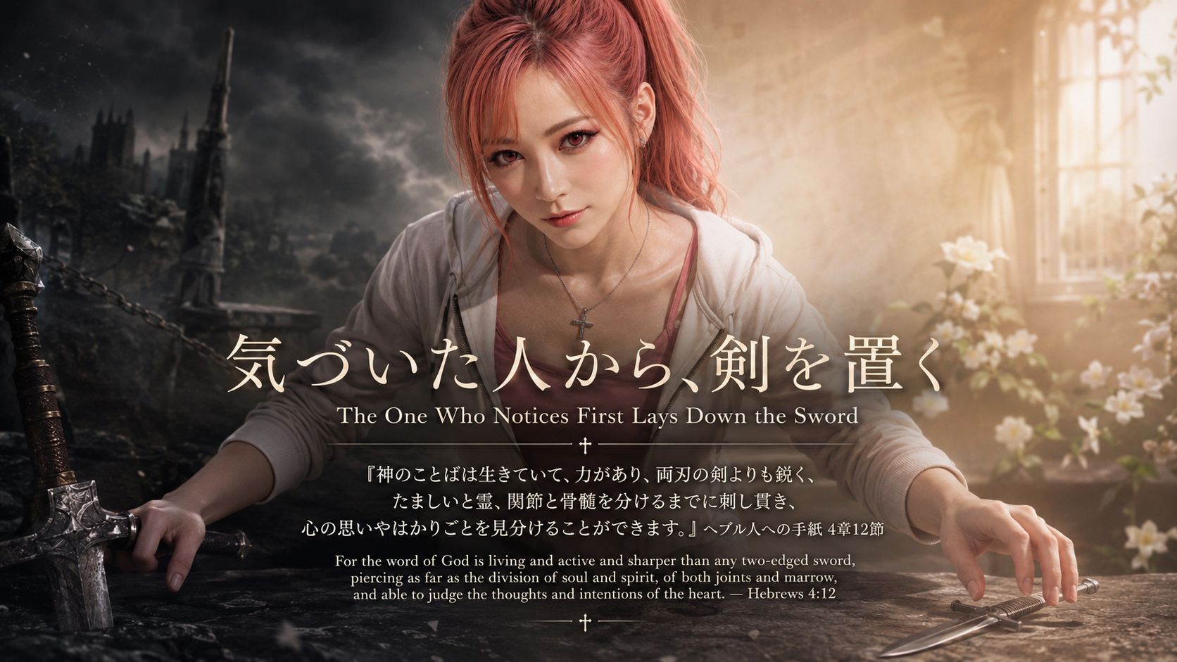 『気づいた人から、剣を置く / The One Who Notices First Lays Down the Sword』English below👇️ の投稿画像