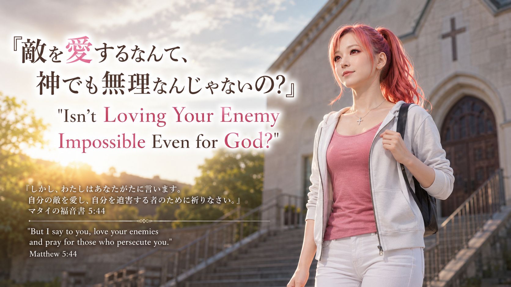 『敵を愛するなんて、神でも無理なんじゃないの？ / Isn’t Loving Your Enemy Impossible Even for God?Eng… の投稿画像