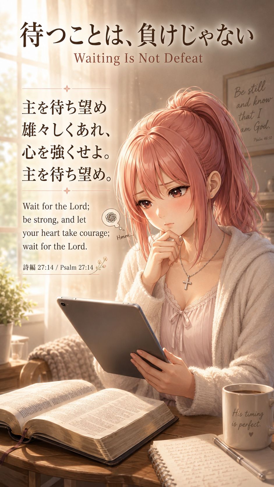 『主を待ち望めって、そんな簡単に言われても / Waiting for the Lord Isn’t That Easy』 の投稿画像